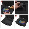 9 Sizes Tool Box Waterproof Plastic Hard Carry Case With pre-cut Sponge Tool Organizer Boxes Tool Cabinet Foam Hardware Toolbox 4
