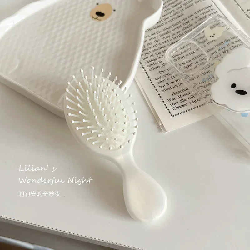 Curly Hair Brush Hair Brush Comb Hair Comb Hair Comb Set 1 Piece Small Toddler Girl Hair Brush Massage Air Cushion Comb for Kids