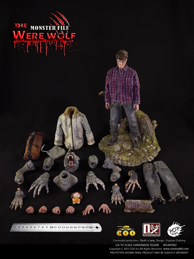 COOMODEL×OuZhiXiang 1/6 FRANKENSTEIN COOMODEL OUZHIXIANG MF007 1/6 Monster File Frankenstein's