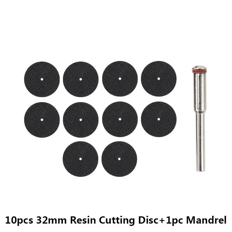 CMCP 32mm Abrasive Cutting Disc With Mandrels Grinding Wheels For Dremel Accesories Metal Cutting Rotary Tool Saw Blade - Image 13