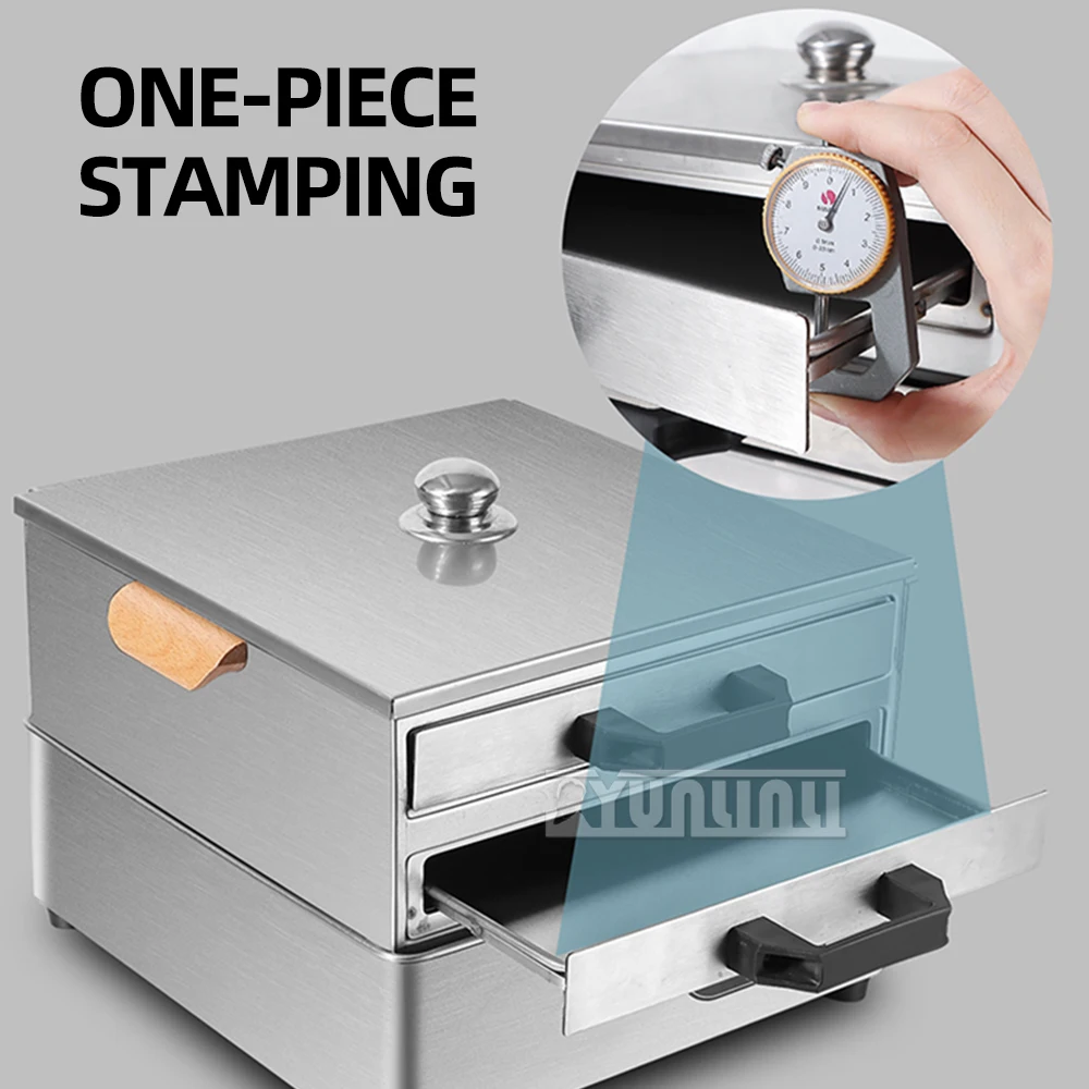 Household Food Steam Machine Stainless Steel Rice Noodle Steamer Cooker Kitchen Rice Noodle Machine