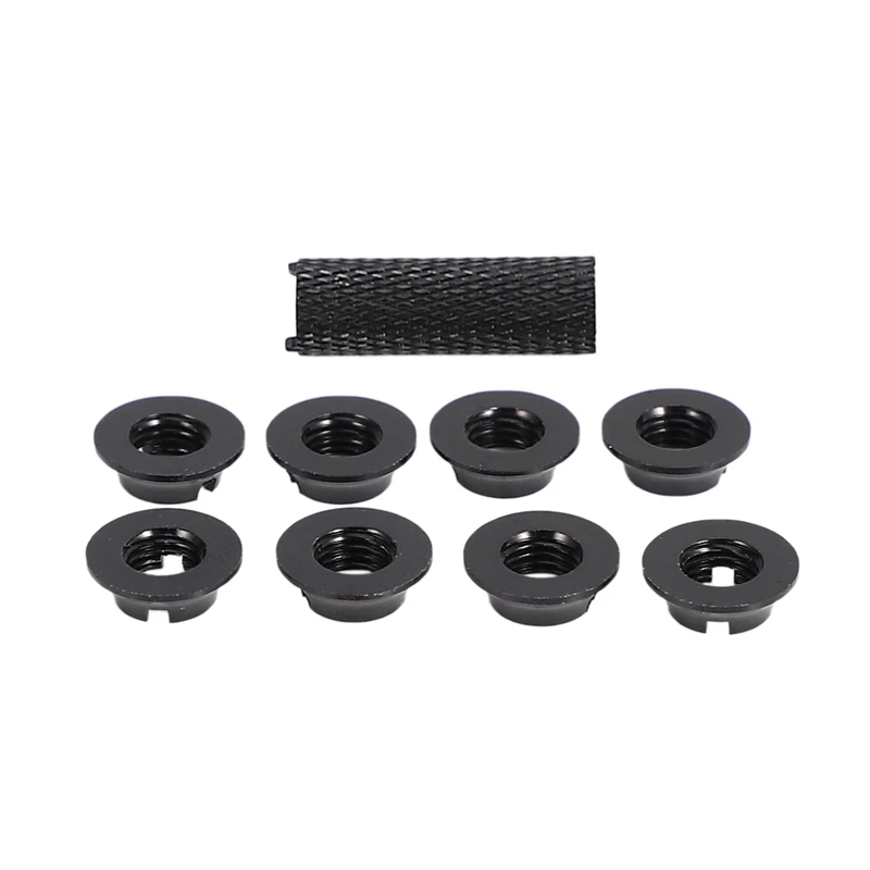 1 Pz Per Futaba Telecomando Jr / Frsky Interruttore A Levetta Accessori Interruttore A Levetta 8 Pz Dado In Lega Di Alluminio Nero