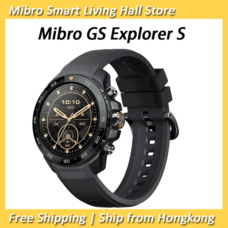 Mibro GS Explorer S Smartwatch Ceramic Bezel 10ATM Waterproof Bluetooth Calling Military Grade GPS Sports Smart Watch for Men