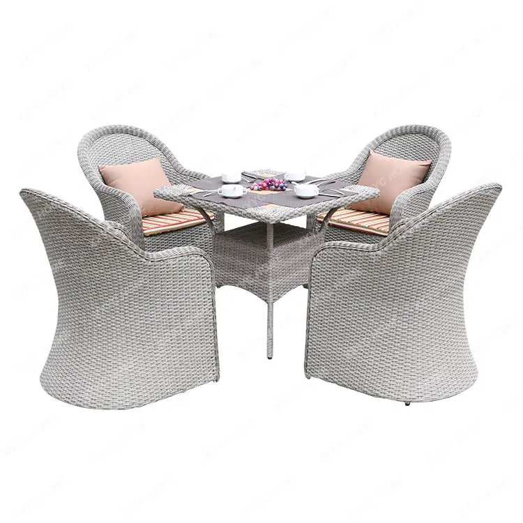 

Outdoor Rattan Table and Chair Combination Garden Rainproof and Sun Protection Leisure Rattan Chair Outdoor Outdoor Furniture