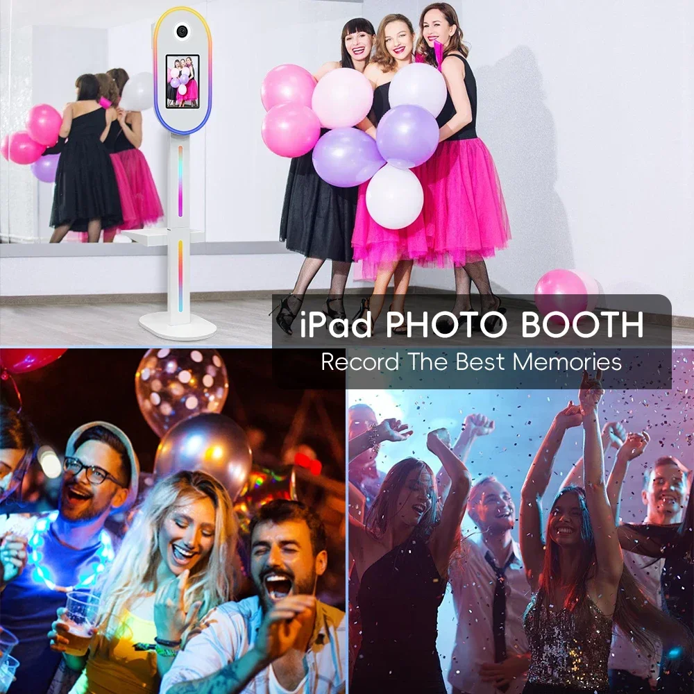 DSLR Photo Booth Shell with Lights Selfie 12.9in 11in ipad Photobooth Machine Camera for Christmas Party Events with Flight Case Sc4346a204fba4a128de43edc002c139cC