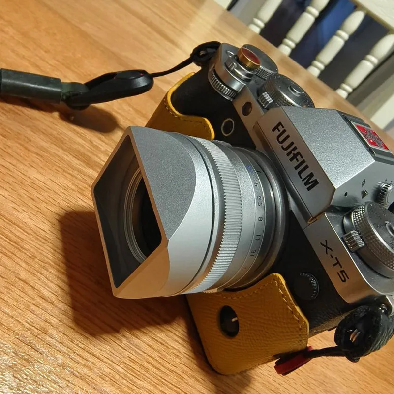 Square Lens Hood fit for Fujifilm Fujinon XF 27mm F2.8 R WR