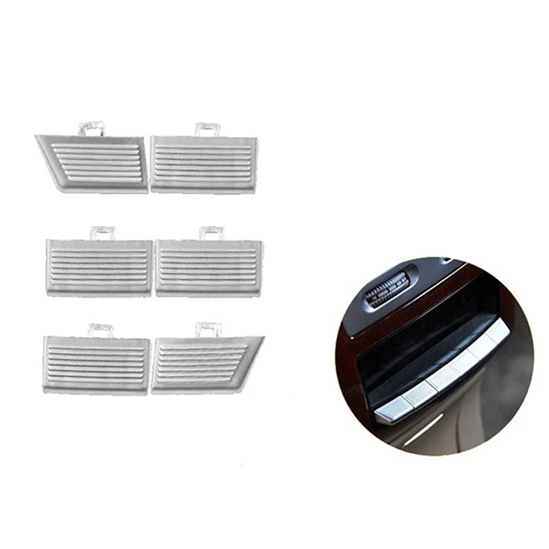 후방 에어컨 단추, 후방 공기 배출구 조절 스위치 단추, 메르세데스 벤츠 S 클래스 S300 W221 S500 단추