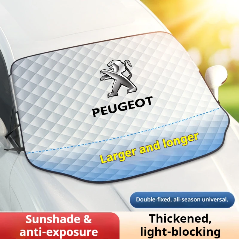 Premium Car Front Windshield Sunshade and Snow Shield Waterproof Cover