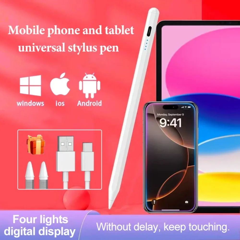 Universal Capacitive Stylus Pen for Touch Screen Tablets and Smartphones