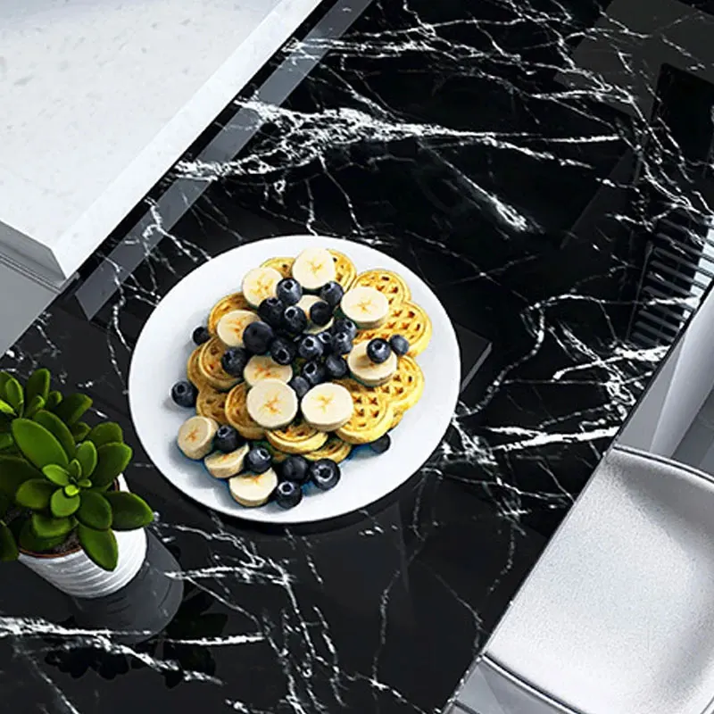 Tile Wall Stickers Wallpaper Self-adhesive Household Thickened Waterproof Wall Pasting Cabinets Cooktop Tabletop Decoration