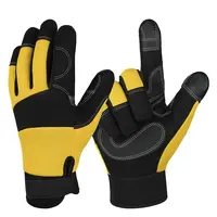 Work Gloves Men & Women, Utility Mechanic Working Gloves High Dexterity Touch Screen For Multipurpose,Excellent Grip 1