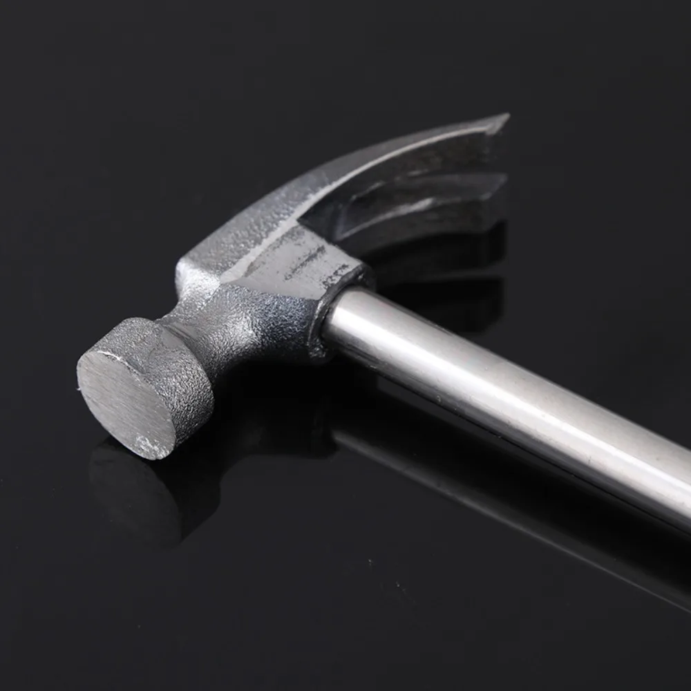Claw Hammer Multi-function Steel Pipe Handle Safety For Traceless Nails Window Breaker Household Hardware Tools