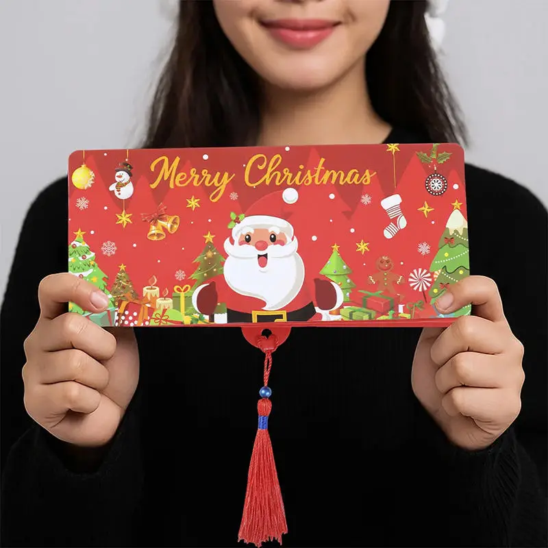 Festive Holiday Money Card - Christmas Party Favor and New Year Gift