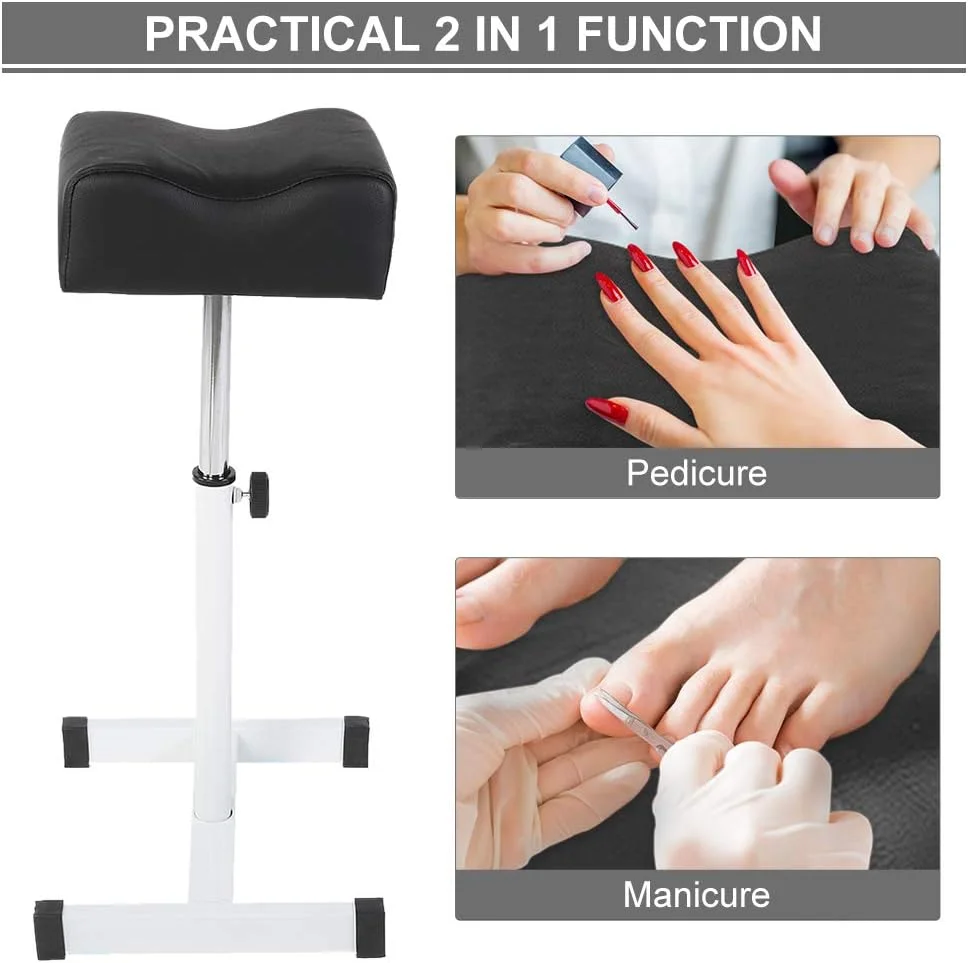 Foot Bath Pedicure Manicure Footrest Tool Bracket Beauty Massage Chair Nail Stand Footrest Salon Spa Stool Chair