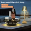 Cordless Rechargeable Led Table Lamp Desk Bedroom Night Light USB 3 Levels Dimmable Bar Club Hotel Room Decor Ambient Lighting 1