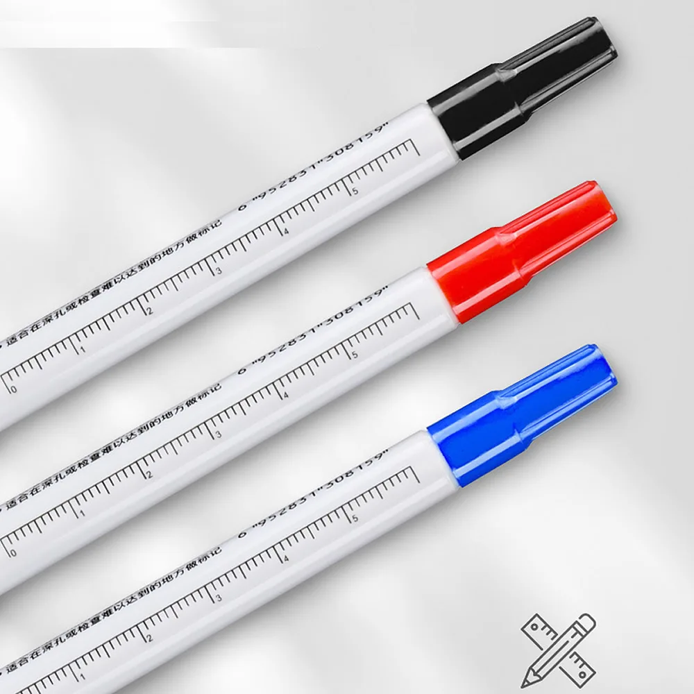 Waterproof Black Metal Double Tip Marker Pen for Woodworking and Graffiti