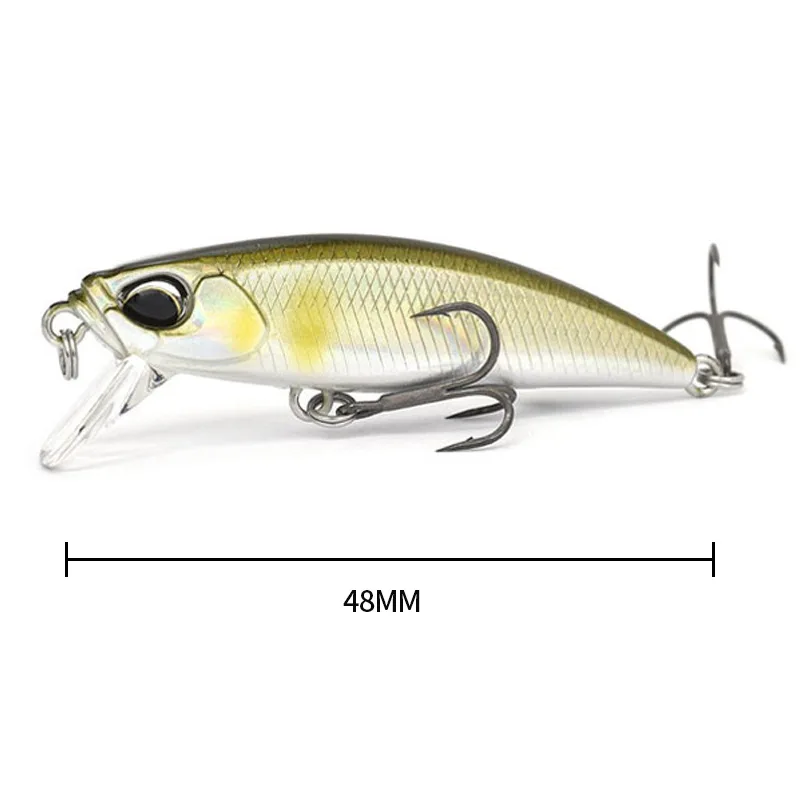 1Pcs Japanese Sinking Minnow 48mm 6.5g Fishing Lure Trout Peche Wobbler Fishing Artificial Bait Pesca Tackle Hard Bait