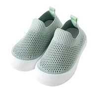 1pc Casual Low Top Slip On Woven Shoes For Baby Girls, Breathable Lightweight Walking Shoes For All Seasons 5