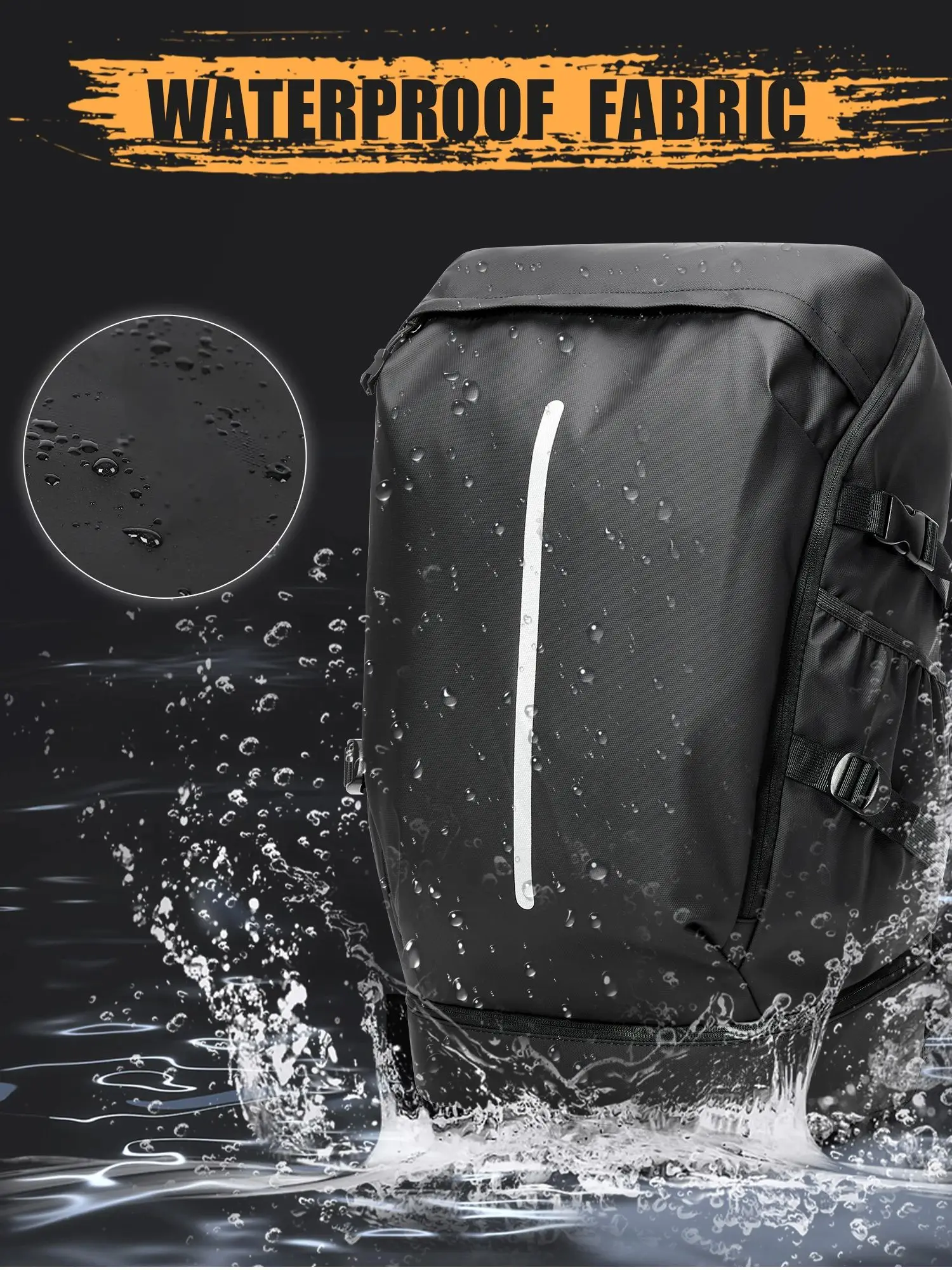 High-Capacity Men's Motorcycle Backpacks, Waterproof Backpack, Motorcycle Accessories, Laptop Bags, Travel Backpacks School Bags