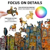 Unique Cartoon City Wooden Puzzle - Creative Irregular Shape Christmas, Birthday, and Holiday Perfect Gift  Suitable for Friends 3