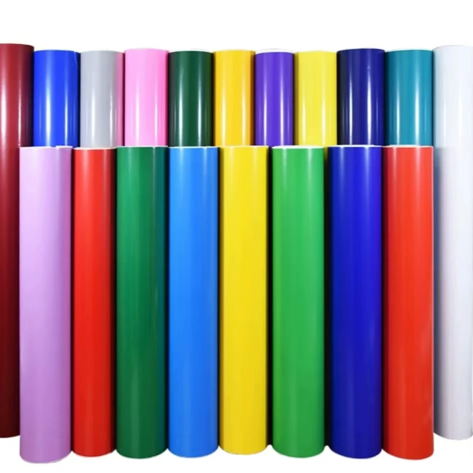 Multicolor Permanent Adhesive Vinyl Roll For Cricut Design Lettering Film Cup Glass Decal