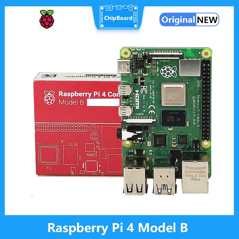 

Raspberry Pi 4 Model B 4GB RAM linux Development Board Cortex-A72 64-bit Quad core 1.5GHz SOC 2.4&5.0 GHz WiFi Bluetooth 5.0