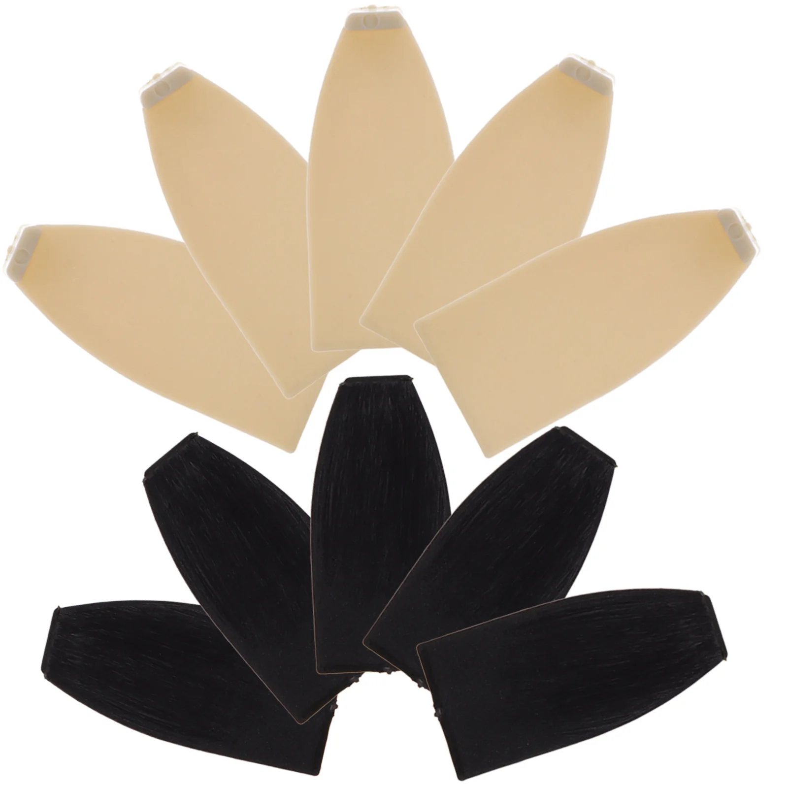 

10pcs/6pcs Violin Bow Tips Plastic Cello Bow Tips Violin Cello Viola Accessories Cello Bow Parts Case