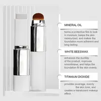Bâton de fond de teint liquide 2 en 1, léger, hydratant, éclaircissant, changement de couleur pour tous les Types de peau 5