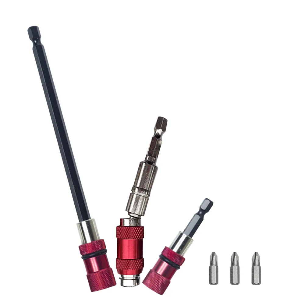 

3*Hex-=Shank -==Screw Depth Magnetic Screwdriver Bit Holder Hex Driver 1/4In Driver With Ph2 Bit Bar Extension Scewdriver Bit
