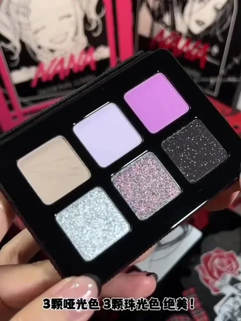 アイシャドウ nana 試してみた】Passional Lover × NANA Mirror Eyeshadow Palette