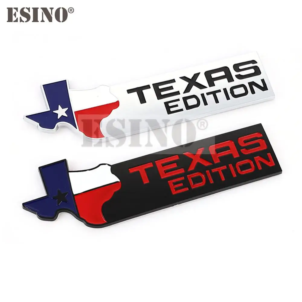 

Автомобильный Стайлинг эмблема «Texas Edition» 3D, металлический сплав, клейкая эмблема, задний багажник, наклейка, Автомобильный кузов, наклейка, автомобильный аксессуар