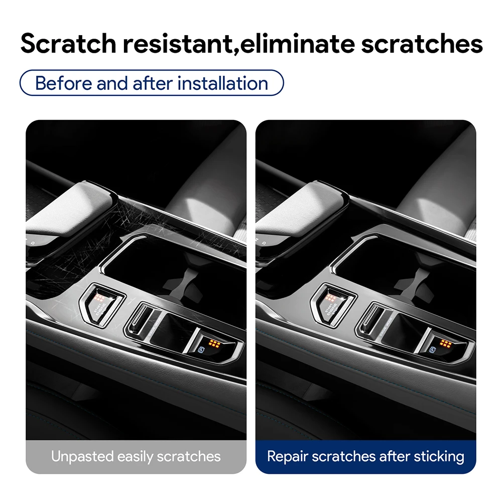 투명 스크린 기어 박스 보호 스크래치 방지 TPU, Changan UNI T UNI-T 2023 2024 자동차 인테리어 필름 전용 액세서리