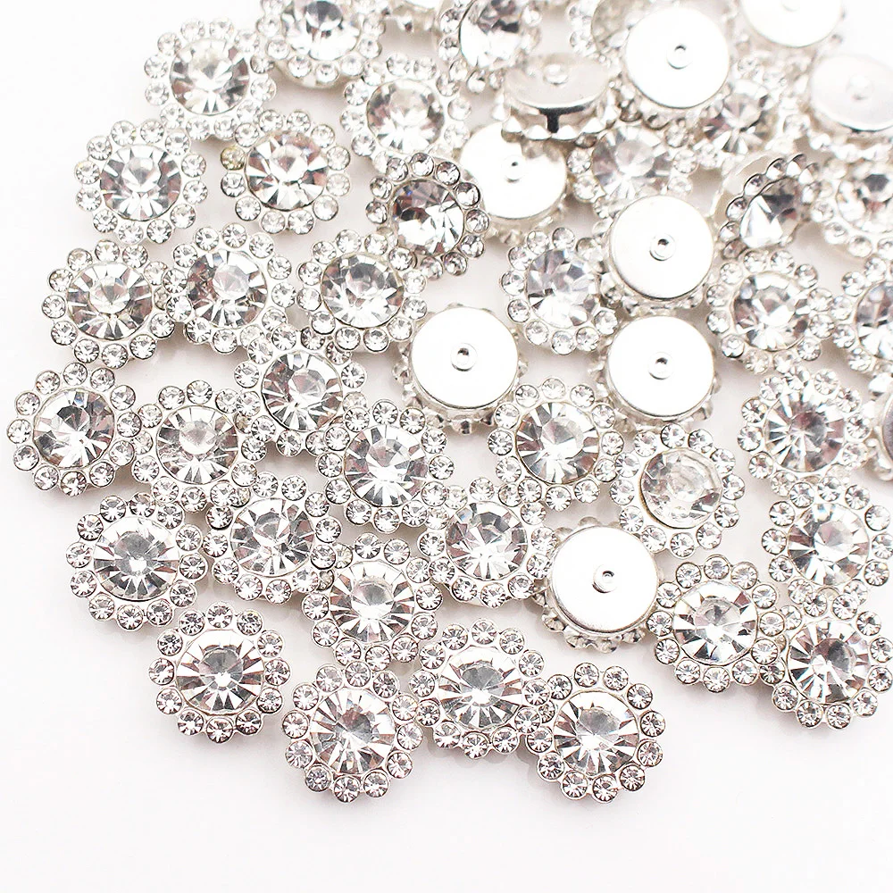 Sunflower Sewing Claw Rhinestone Embellishments