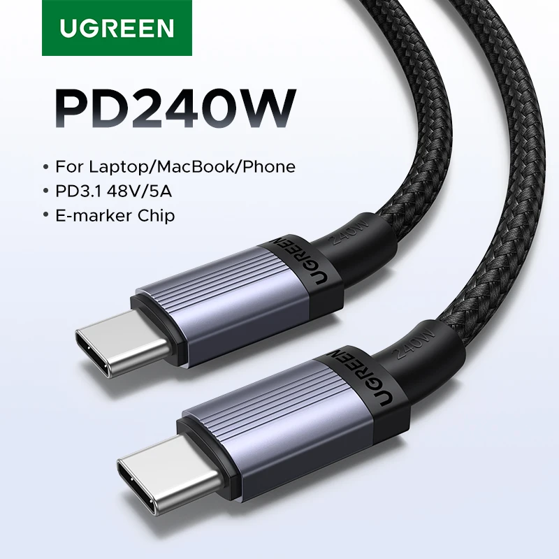 High-Speed 240W USB-C Fast Charging Cable with PD 3.1 Technology