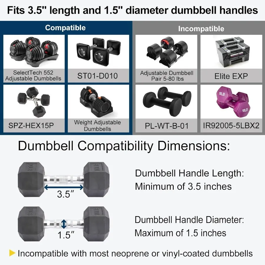 Dumbbell to Barbell Converter, Transform Dumbbells to Barbell Bar, Dumbbell Barbell Converter for Home Gym, Adjustable to 200 lb