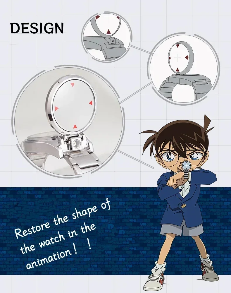 Detective Conan Character Gadget Watch for Children (Unofficial)