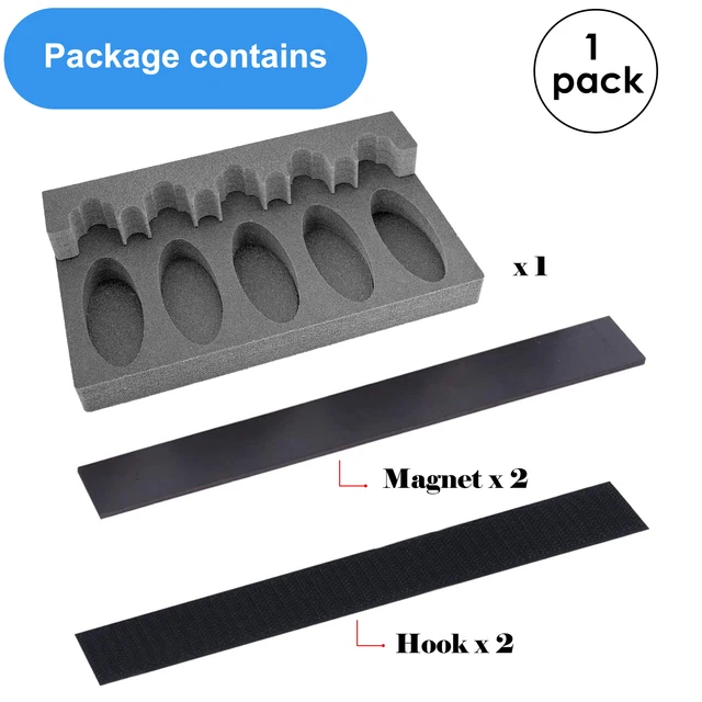 Universal 5 Gun Foam Gun Rack Kit Rifle Rack Rest with Strip