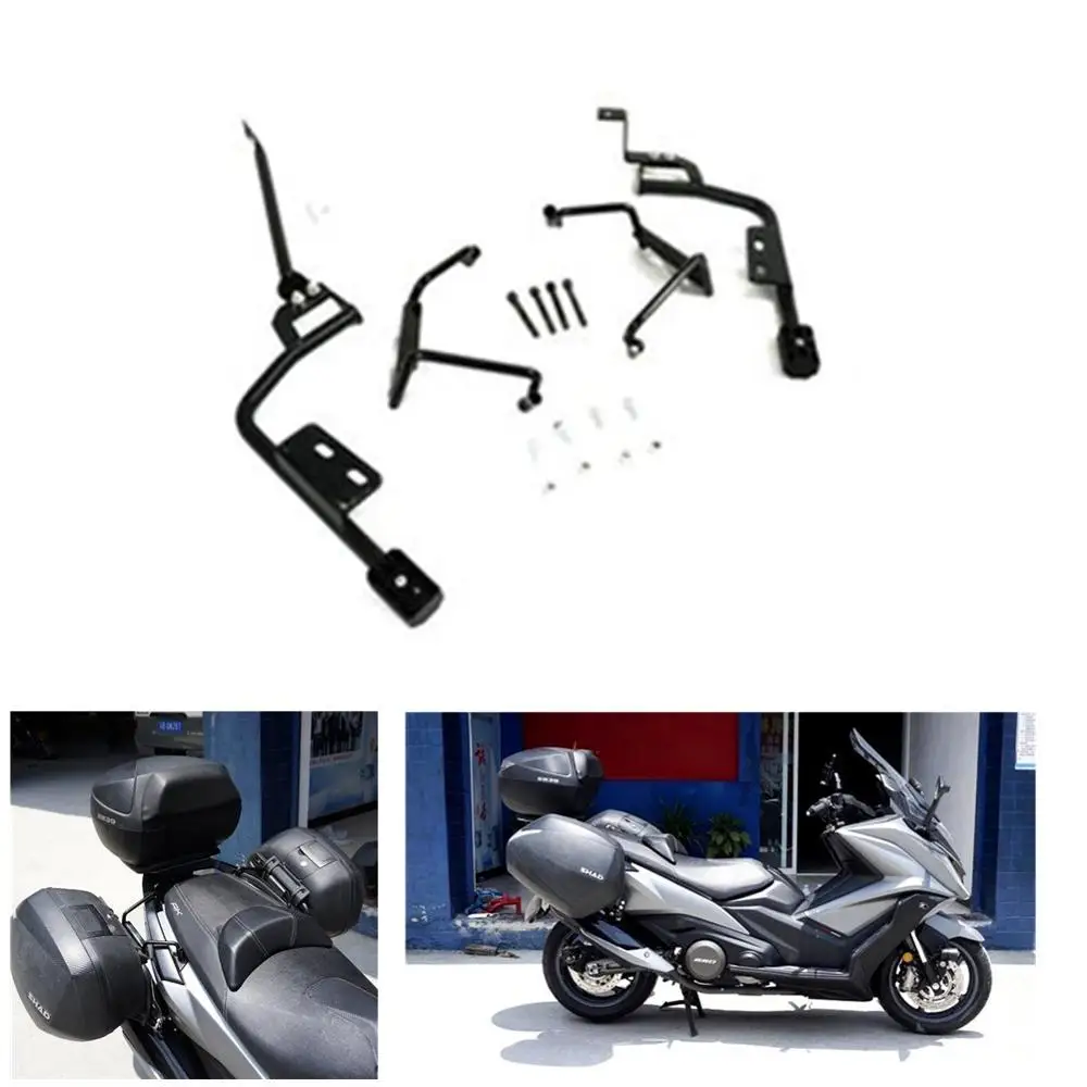 Motocicleta Bagagem Side Case Box, Suporte de Rack Carrier System ...
