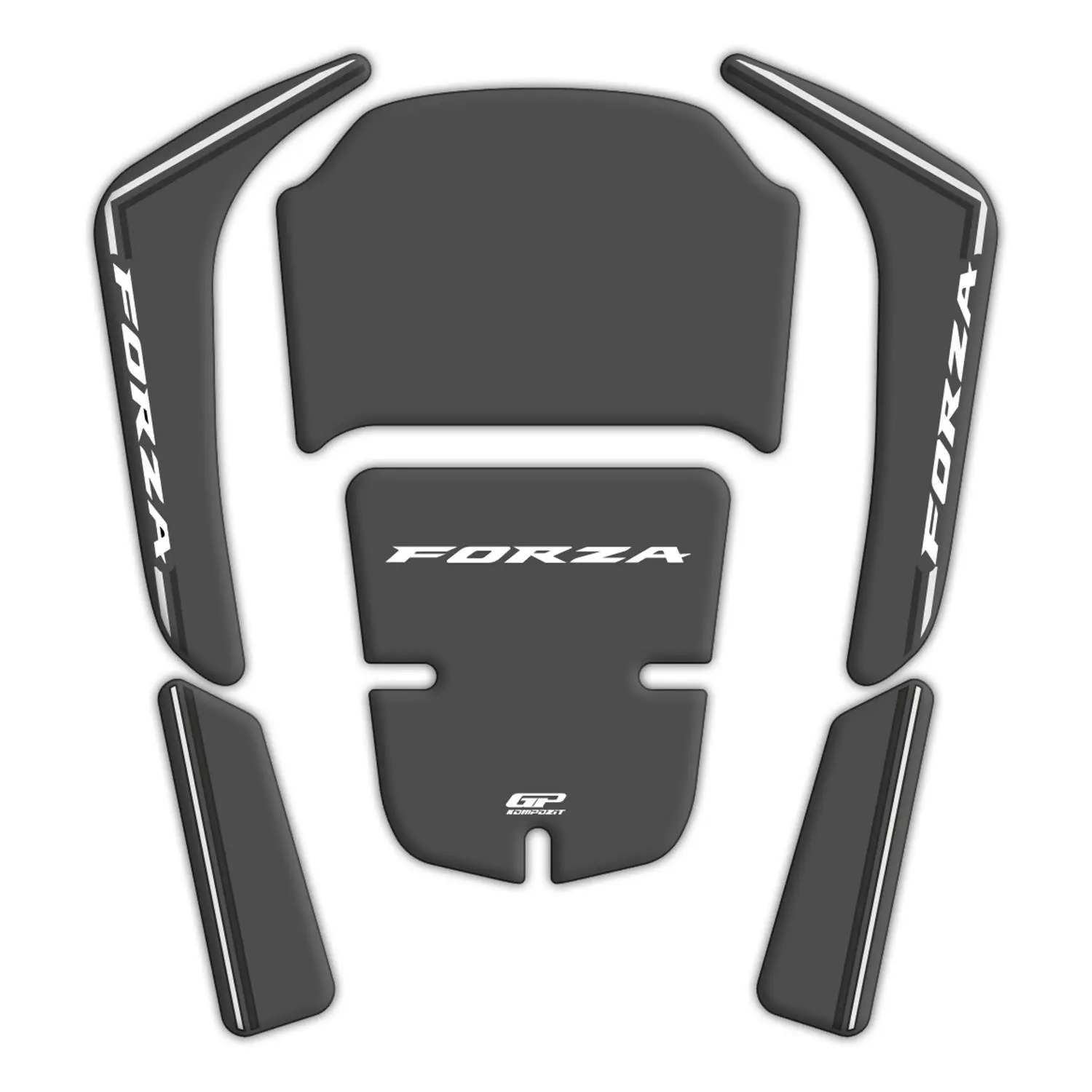 

GP Composite For Forza 250 2018-2022 Compatible Tank Pad Gray