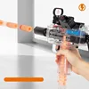 UZI Electric Soft Bullet Toy Gun Automatic Shooting Toy Machine Gun Model Airsoft Launcher Weapons for Men Boy Kid Outdoor Games 4