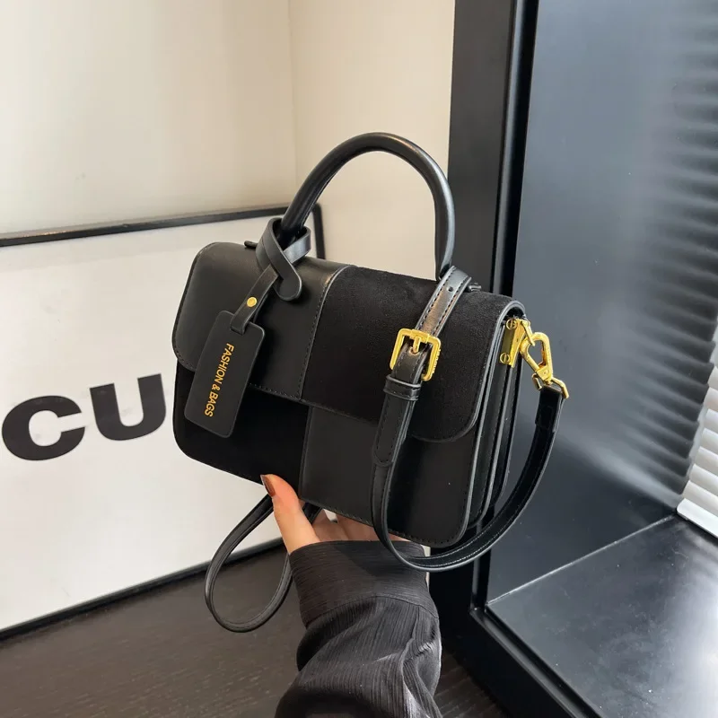 Advanced Texture Niche Ladies 2024 New Fashion Portable Shoulder Bag Popular All-Matching Crossbody Bag