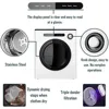 9-pound front mounted stainless steel washing machine with exhaust pipe and control panel, suitable forapartments and households 5
