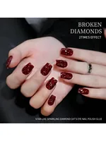 15ml Broken Diamond Halloween Christmas Nails Gel Nail Polish Adhesive Burst Flash Maillard Broken Diamond Adhesive 3