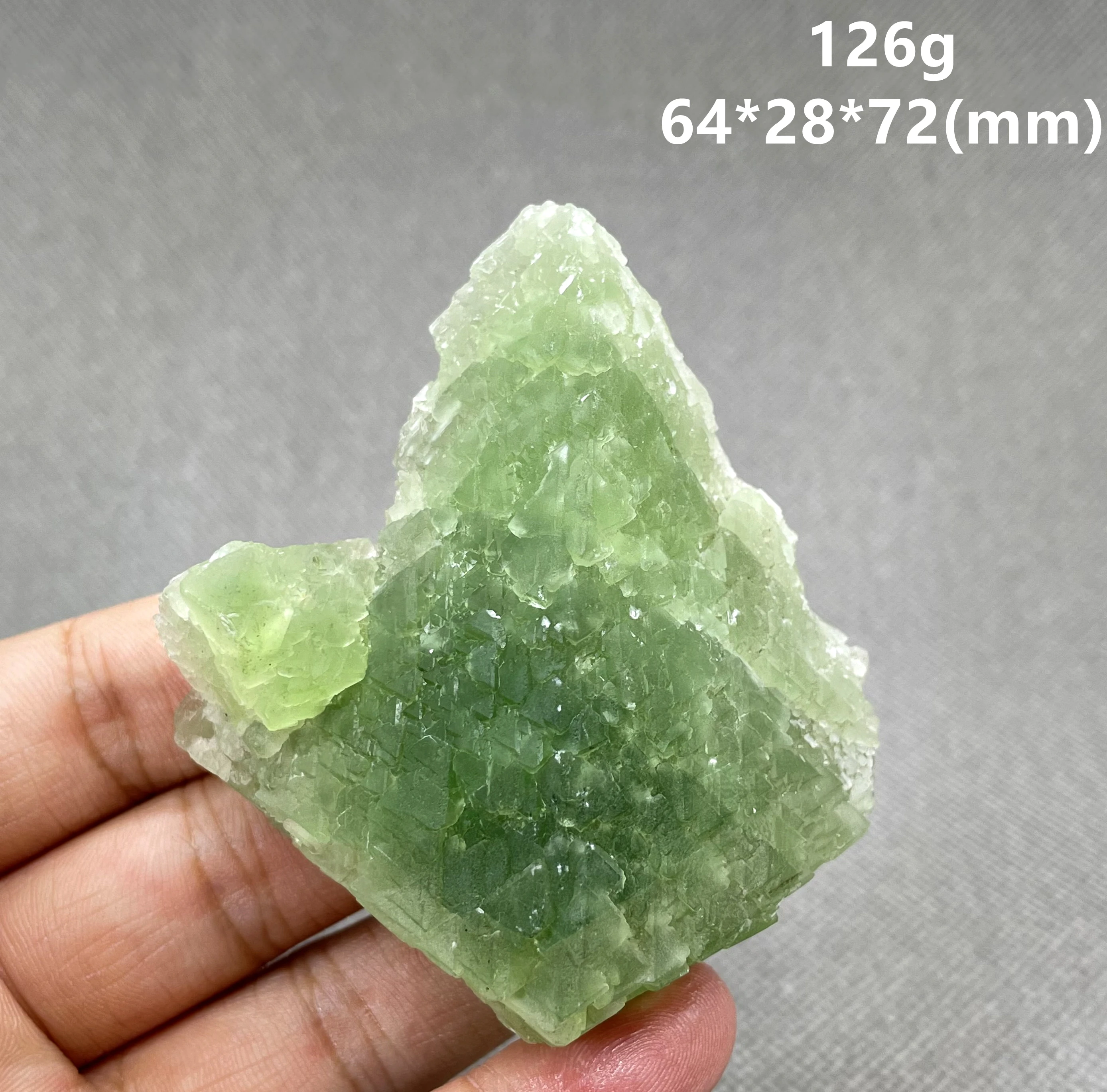 

NEW! 126g Natural many green fluorite mineral specimen Stones and crystals Healing crystal