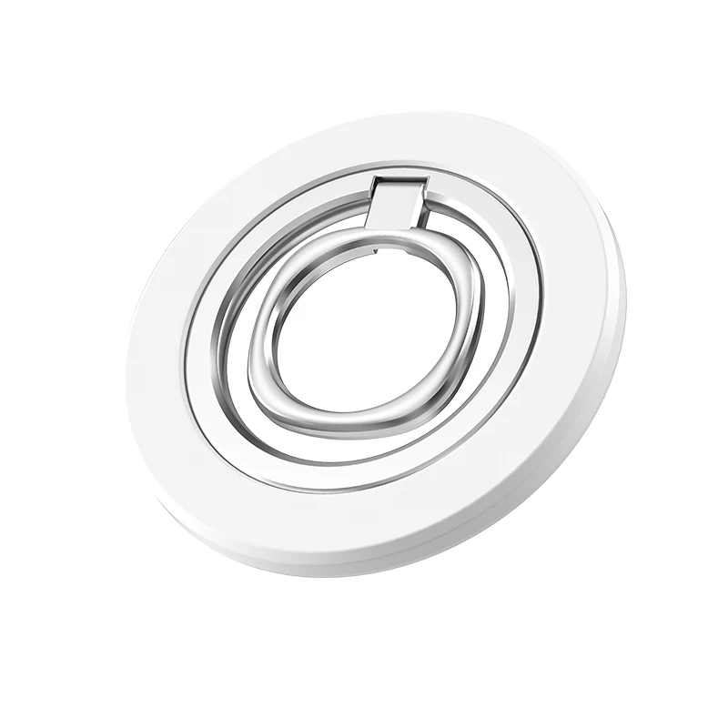 360° Rotating Magnetic Phone Stand with Folding Ring Grip