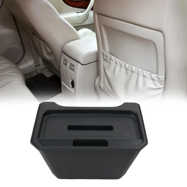 Boîte de rangement noire sous le siège, accessoires intérieurs