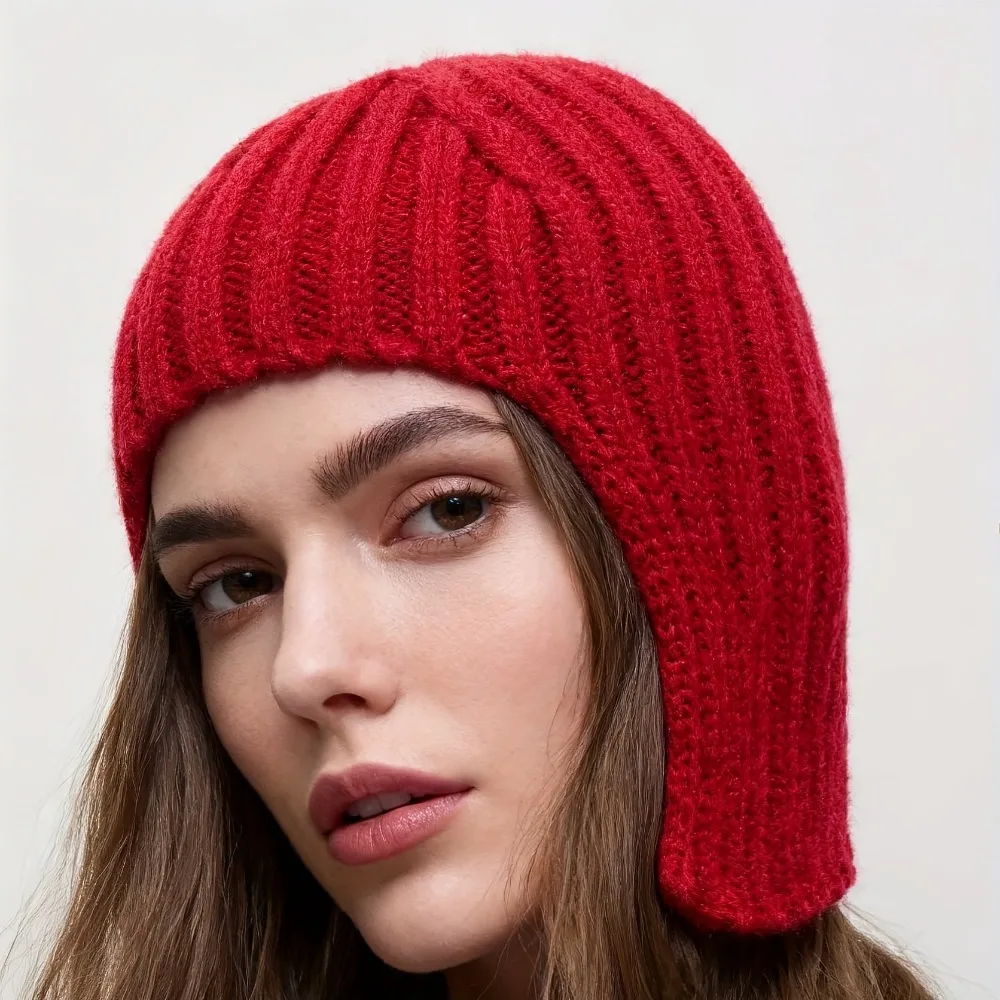 Chic Winter Wig Hat with Ear Protection