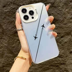 Custodia shockproof per smartphone con design di rotta aerea per viaggiatori