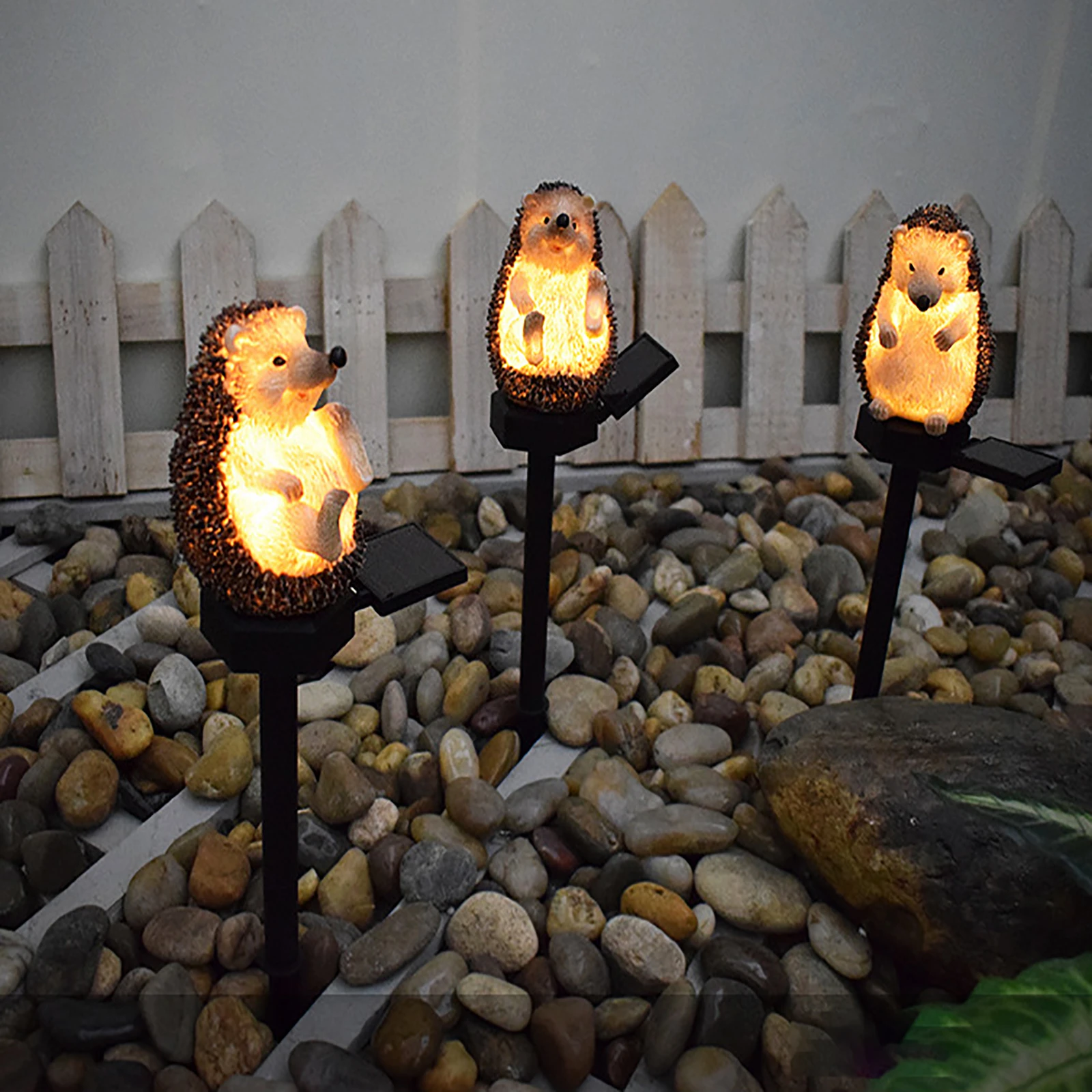 新しいコレクション LEDソーラー ガーデンライト 屋外 防水 庭の装飾 犬猫動物 足跡 ライトパス 芝生ランプ