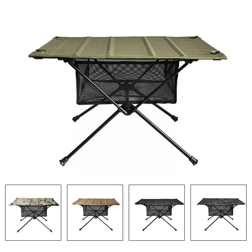 Folding Table Storage Net Shelf Bag Stuff Mesh Bag For Picnic Outdoor
